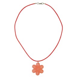 necklace flower pink