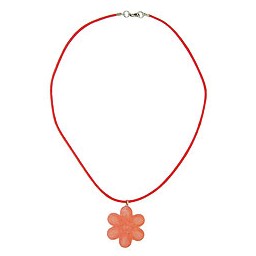 necklace flower pink