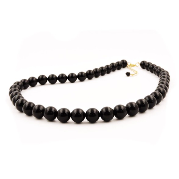 necklace black beads