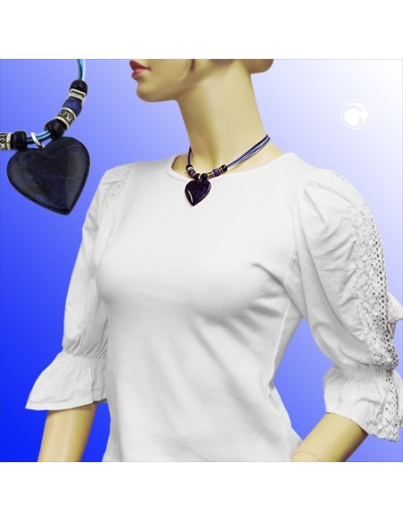 necklace for traditional costume heart
