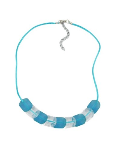 necklace beads turquoise 42cm
