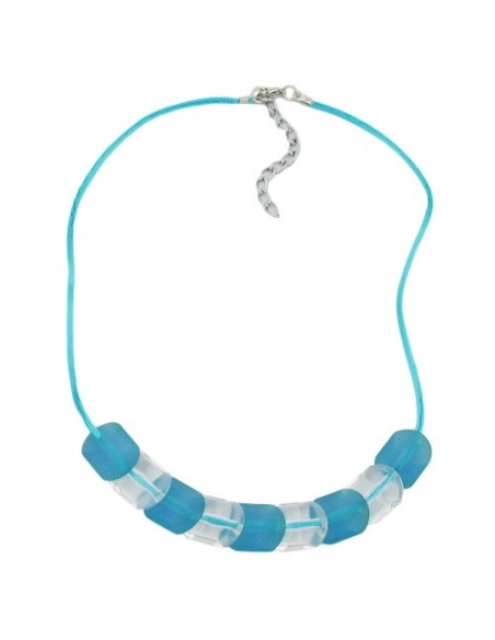 necklace beads turquoise 42cm