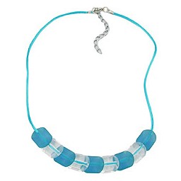 necklace beads turquoise 42cm
