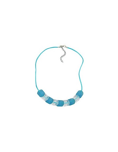 necklace beads turquoise 42cm