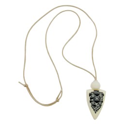 necklace triangle with ball