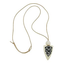 necklace triangle with ball