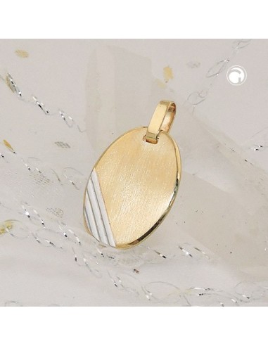 pendant to be engraved 9k gold