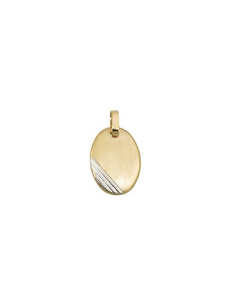 pendant to be engraved 9k gold