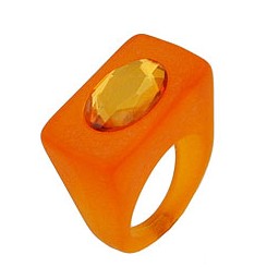 ring plastic bright orange