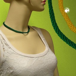 necklace yellow cord necklace no pendant or beads