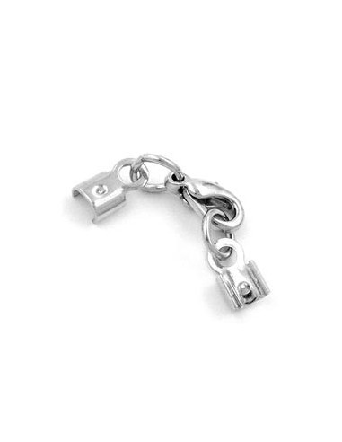 clasp-set rhodium-finished