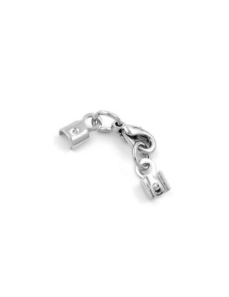 clasp-set rhodium-finished