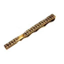 tie pin brass antique finish