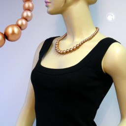 necklace beads champagne