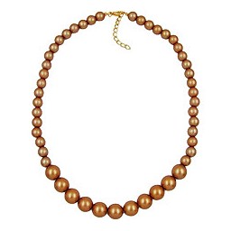 necklace beads champagne