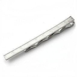 tie pin rhodium glossy