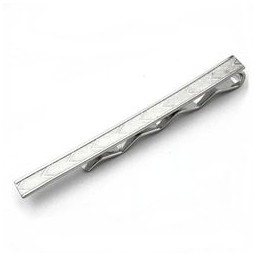 tie pin rhodium glossy