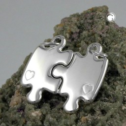 pendants friendship double-puzzle 925