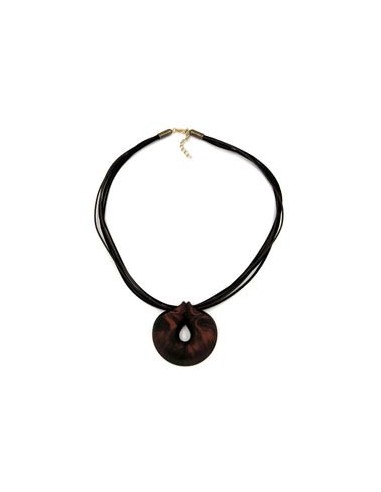 necklace amulet brown-metallic 55cm