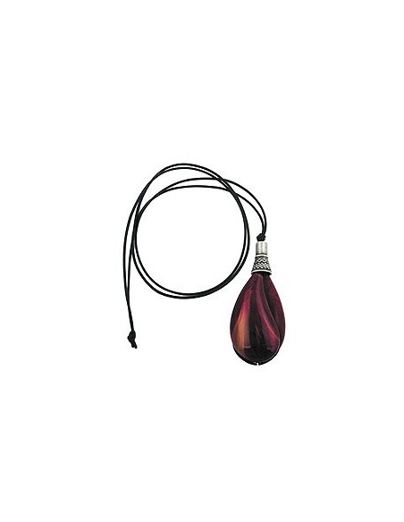 necklace drop purple marbled