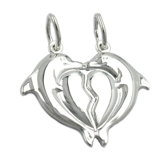 pendants friendship dolphins 925