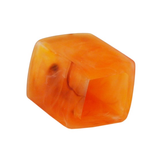 scarf bead slanted orange