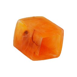 scarf bead slanted orange