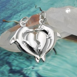 pendants friendship dolphins 925