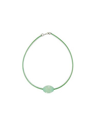 necklace olive mint/transparent