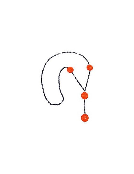 necklace eye-catching beads red 90cm