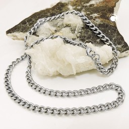 necklace curb chain stainless steel