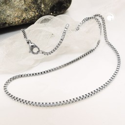 necklace box chain stainless steel