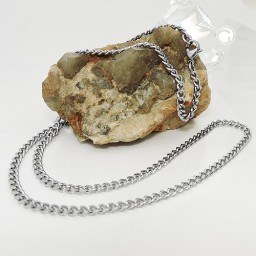 necklace curb chain stainless steel