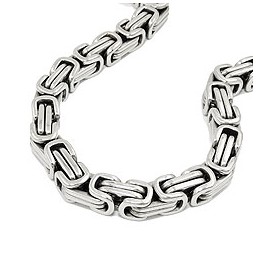 necklace byzantine chain stainless steel