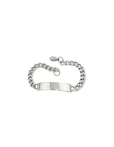 id bracelet curb chain stainless steel