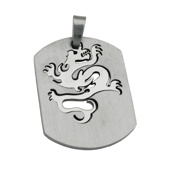 pendant fashion dragon stainless steel