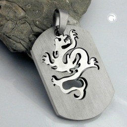 pendant fashion dragon stainless steel