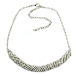 necklace with rhinestones