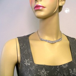 necklace with rhinestones