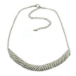 necklace with rhinestones