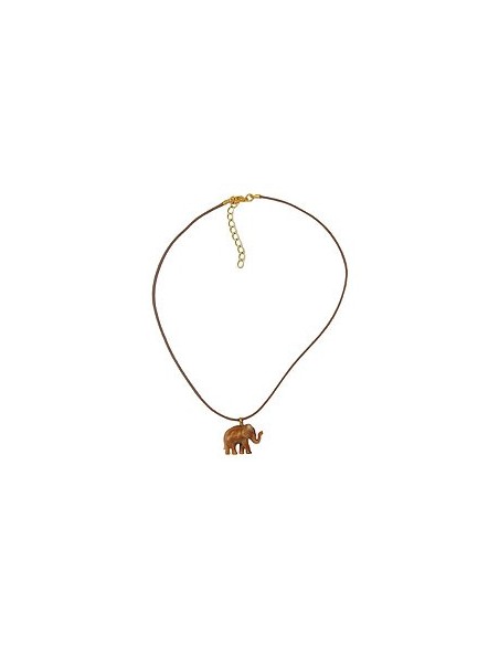 necklace elephant brown