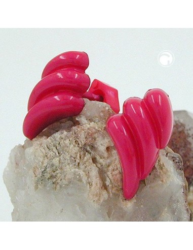 stud earrings pink striped