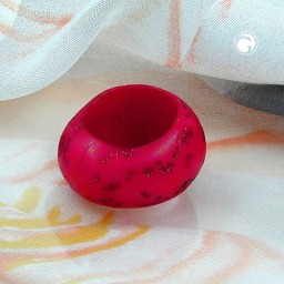 bead with big hole coloured marbled