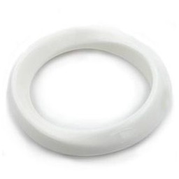 bangle white slightly twisted