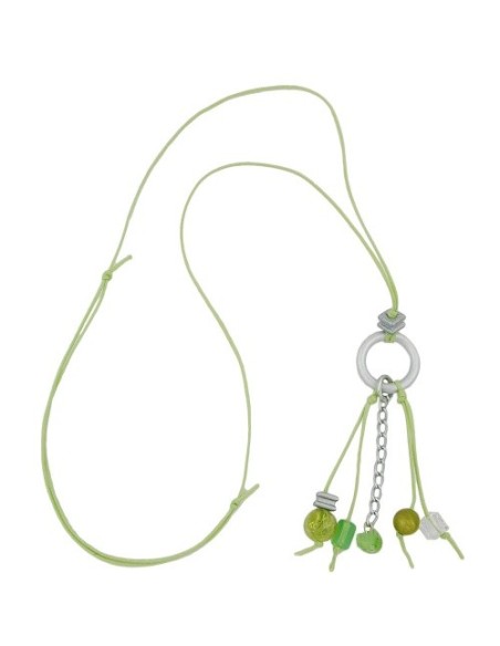 necklace lightgreen beads 90cm