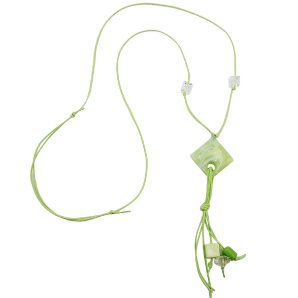 necklace light green beads