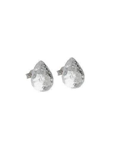 stud earrings drops crystal silver effect
