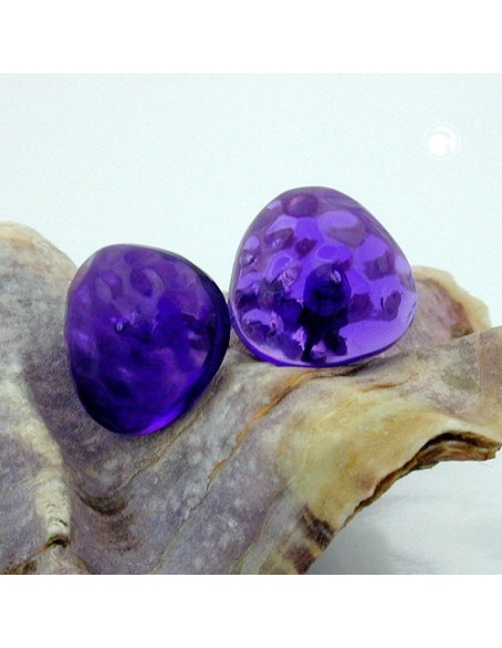 stud earrings purple