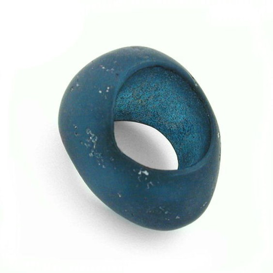 scarf bead blue