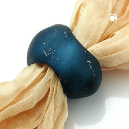 scarf bead blue